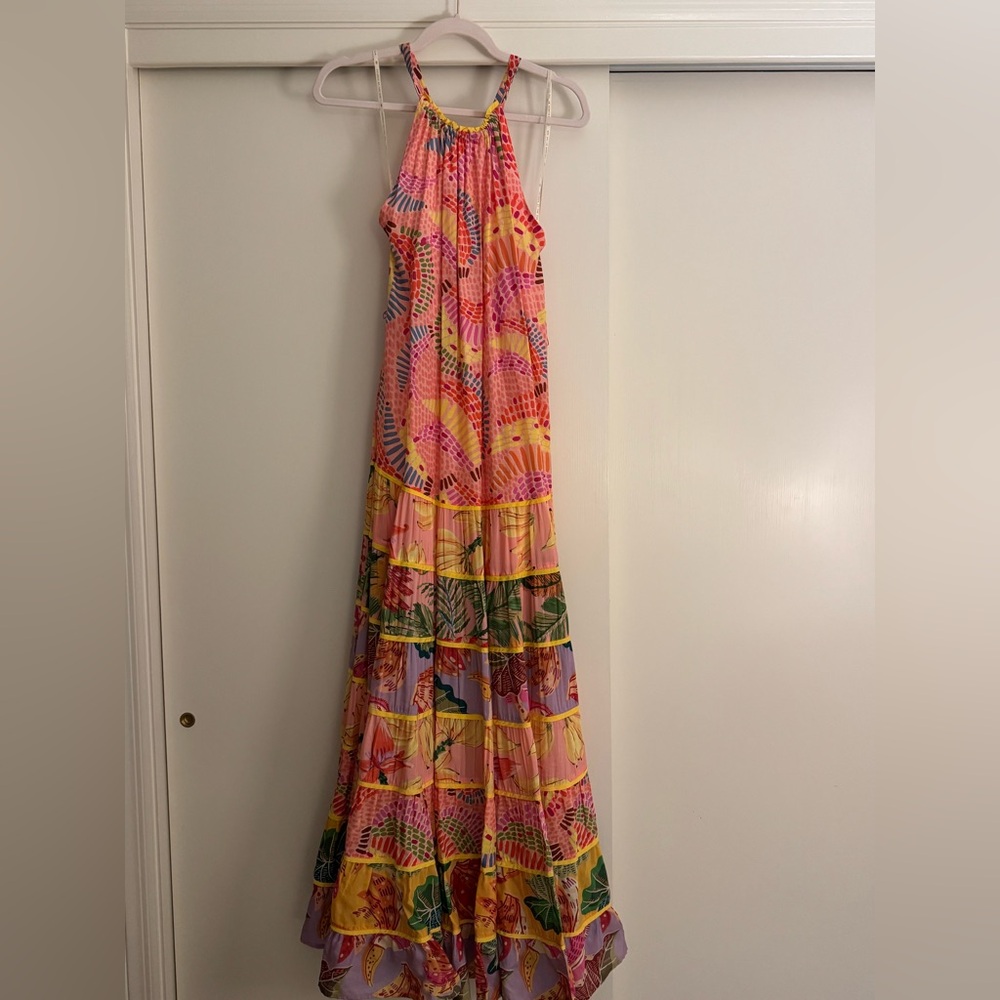 Farm Rio Mixed Prints Maxie Dress Small
